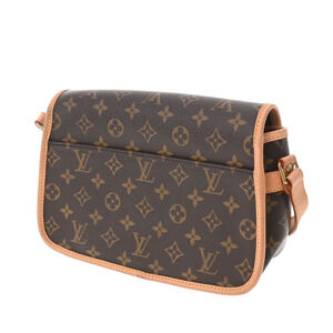 Louis Vuitton Shoulder Monogram Sologne Canvas Bag Brown